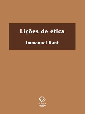 cover image of Lições de Ética